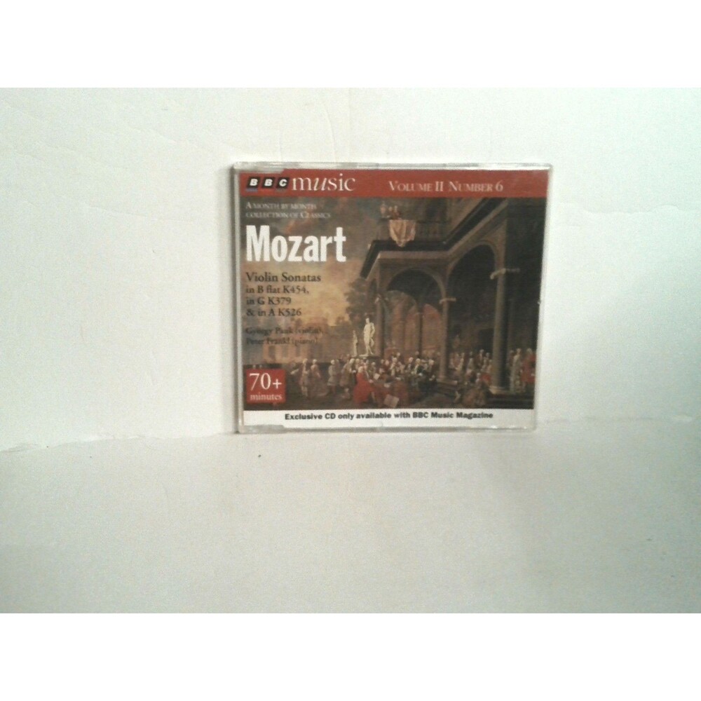 BBC Music Volume II Number 6 Mozart Violin Sonatas CD 1994